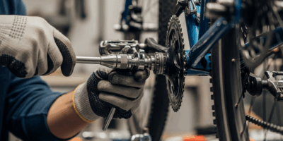 Professional photograph related to: Bottom Bracket Creaking When Pedaling — How to Fix It. High qual